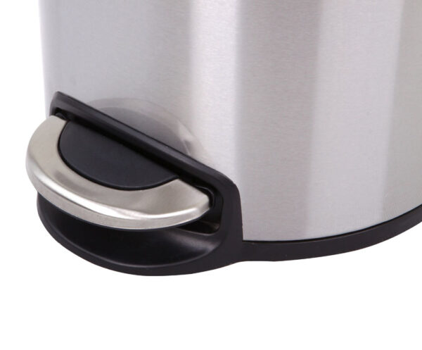 Serene pedaalemmer 5 liter met metalen Binnenemmer mat RVS - VB 921506 - Afbeelding 6