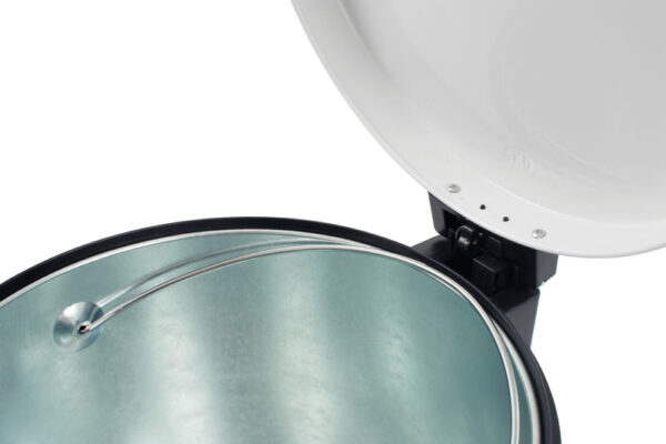 Serene pedaalemmer 12 liter met Metalen Binnenemmer wit - VB 921513 - Afbeelding 2