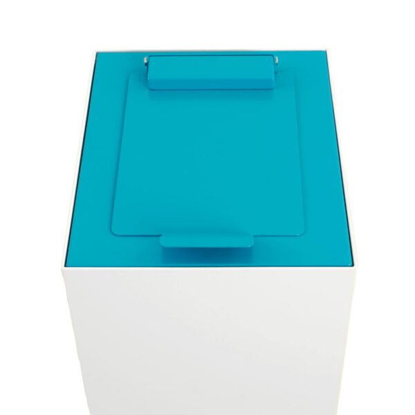 Top met klepdeksel voor modulaire afvalscheidingsunit 60 liter blauw - VB 207541 - Afbeelding 3