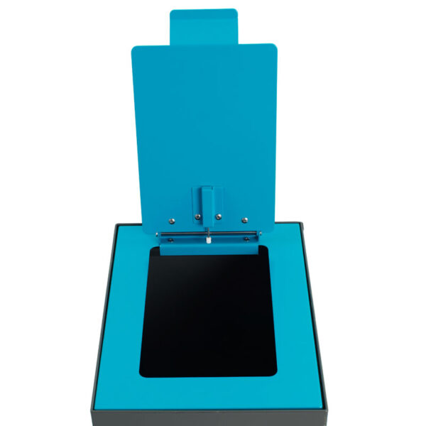 Top met klepdeksel voor modulaire afvalscheidingsunit 60 liter blauw - VB 207541 - Afbeelding 4
