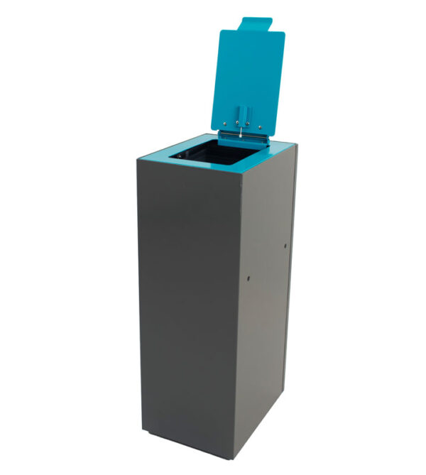 Top met klepdeksel voor modulaire afvalscheidingsunit 60 liter blauw - VB 207541 - Afbeelding 8