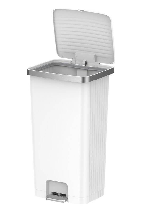 Hana 2 Pedaalemmer 90 liter wit - VB 638890 - Afbeelding 2