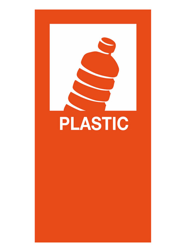 Magneetsticker Plastic Oranje - VB 208517
