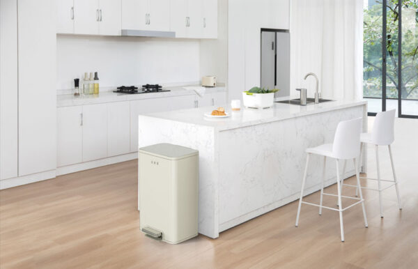Marina Pedaalemmer 50 liter crême wit - VB 916150 - Afbeelding 7
