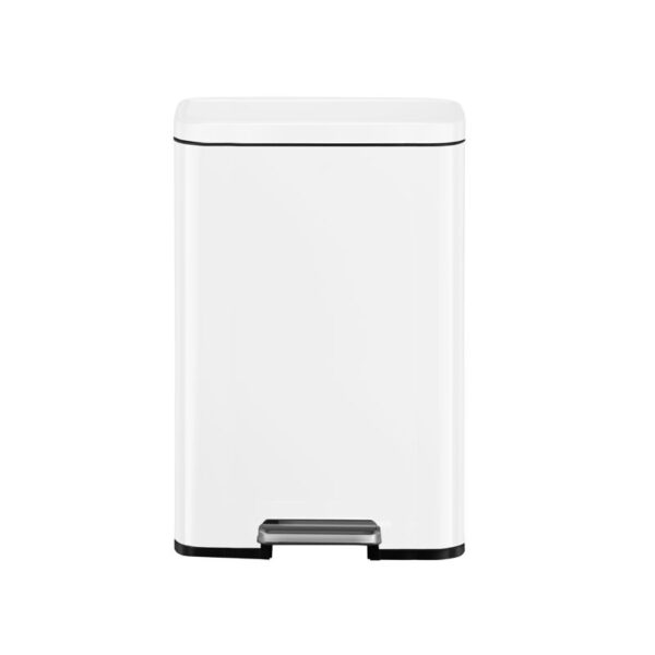 Madison Pedaalemmer 50 liter mat wit - VB 936150 - Afbeelding 2