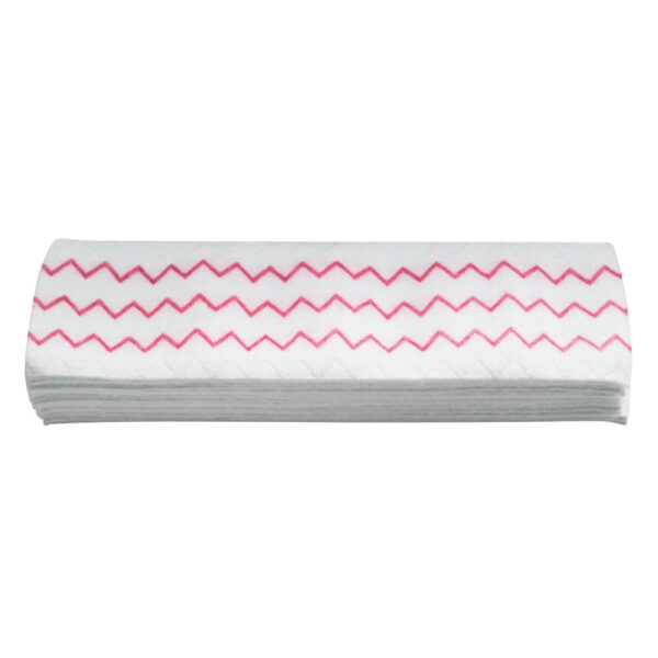 Disposable microvezel moppen rood - VB 553754