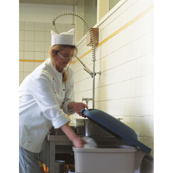 Mobiele container basis 110 liter beige - VB 002901 - Afbeelding 4
