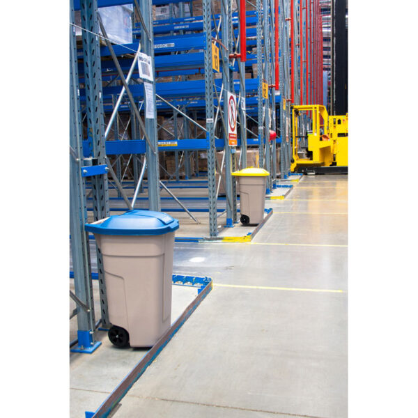 Mobiele container basis 110 liter beige - VB 002901 - Afbeelding 6