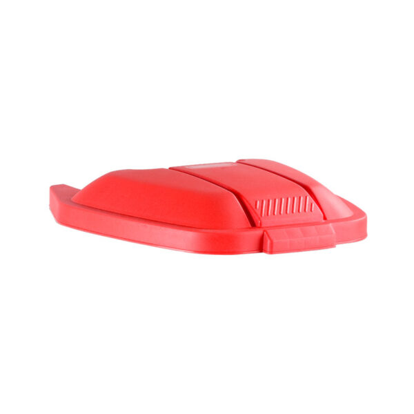 Deksel mobiele container rood - VB 002902