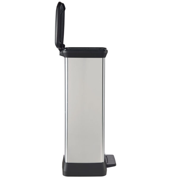 Pedaalemmer Decobin Duo 23+23 liter zilver, zwart - VB 680008 - Afbeelding 7
