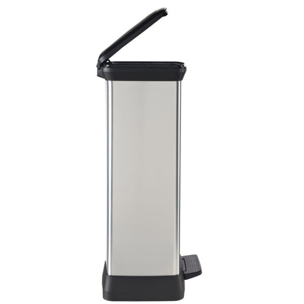 Pedaalemmer Decobin Duo 23+23 liter zilver, zwart - VB 680008 - Afbeelding 8