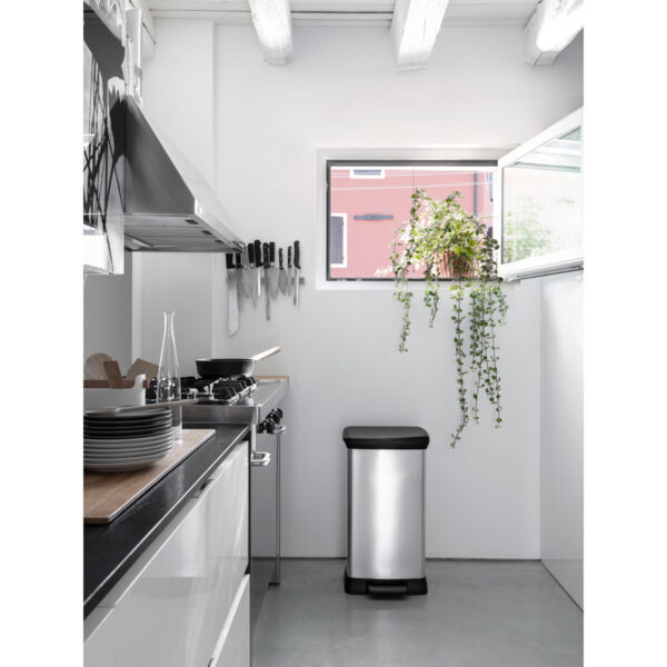 Pedaalemmer Decobin Duo 23+23 liter zilver, zwart - VB 680008 - Afbeelding 9