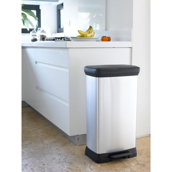 Pedaalemmer Decobin Duo 23+23 liter zilver, zwart - VB 680008 - Afbeelding 14