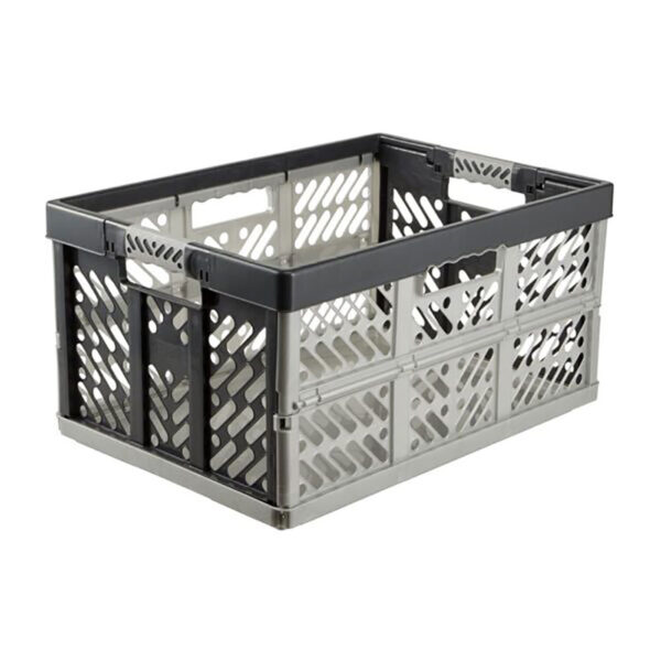 Vouwkrat 45 liter grijs, grijs - VB 029710