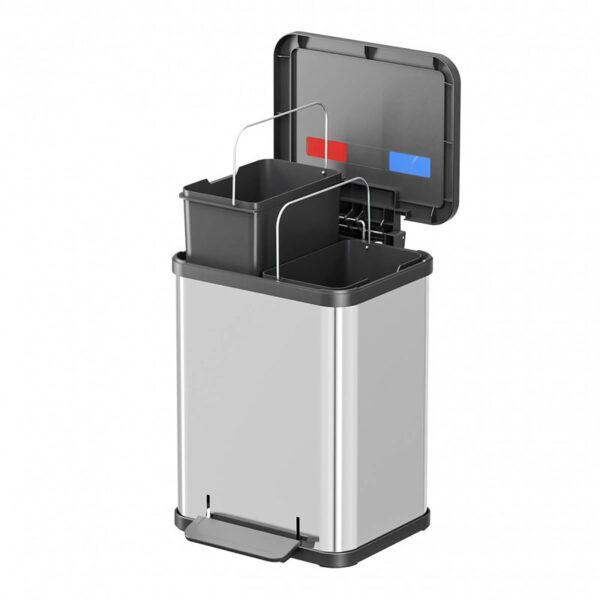 Öko Duo Plus M 2 x 9 liter RVS, zwart - VB 016119 - Afbeelding 3