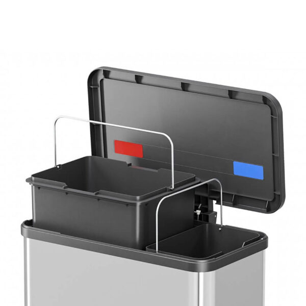 Öko Duo Plus L 17 + 9 liter RVS, zwart - VB 016171 - Afbeelding 4