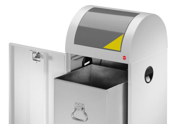 ProfiLine recycling pedaalemmer met binnenemmer 40 liter witaluminium, grijs - VB 094285 - Afbeelding 2
