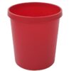 Ronde papierbak 18 liter rood - VB 494900
