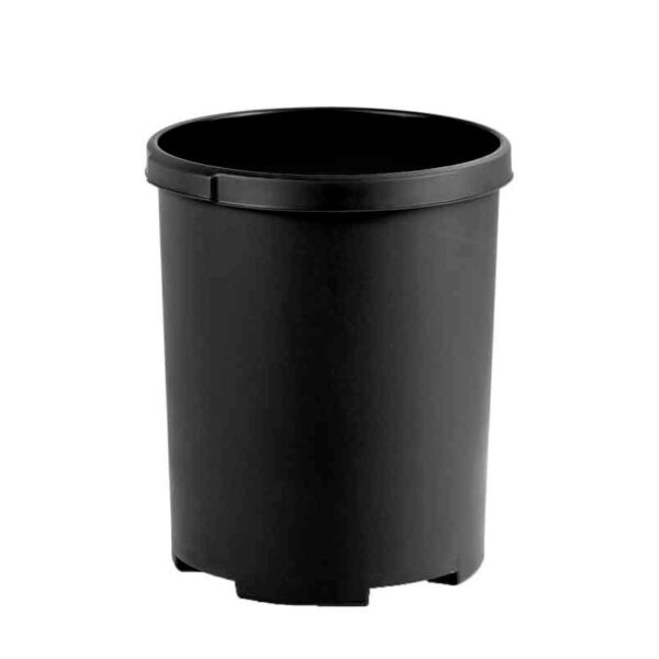 Ronde papierbak 50 liter zwart - VB 001836