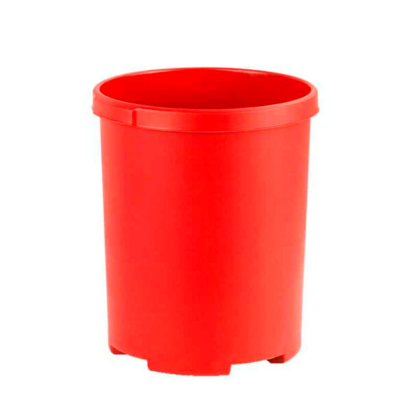 Ronde papierbak 50 liter rood - VB 001836