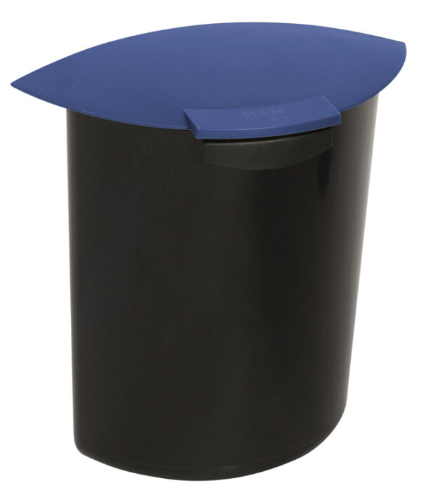 Inzet 6 liter met deksel A zwart, blauw - VB 201838