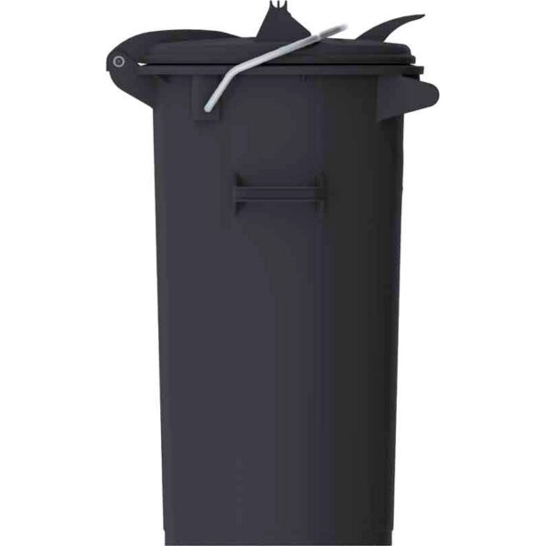 Kunststof afvalbak 50 liter donkergrijs - VB 500100 - Afbeelding 3