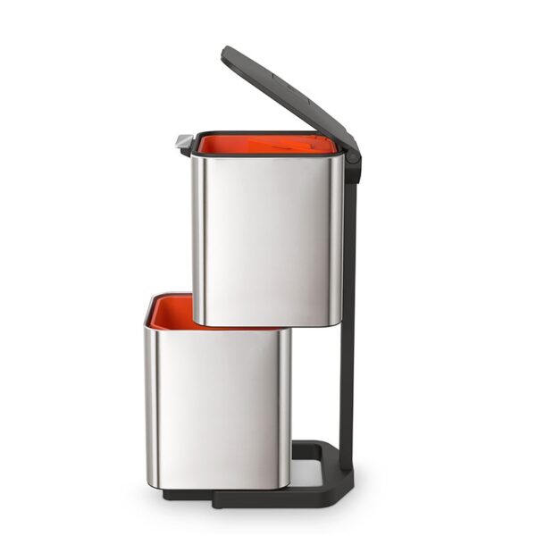 Intelligent Waste Totem Max 60 liter mat RVS - VB 001013 - Afbeelding 3