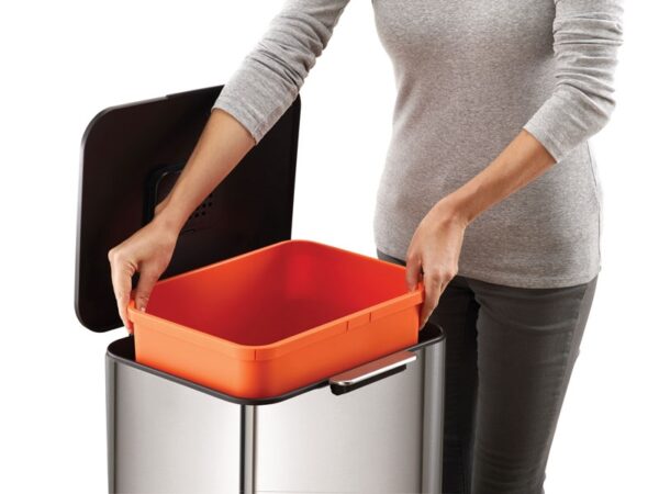 Intelligent Waste Totem Max 60 liter mat RVS - VB 001013 - Afbeelding 9