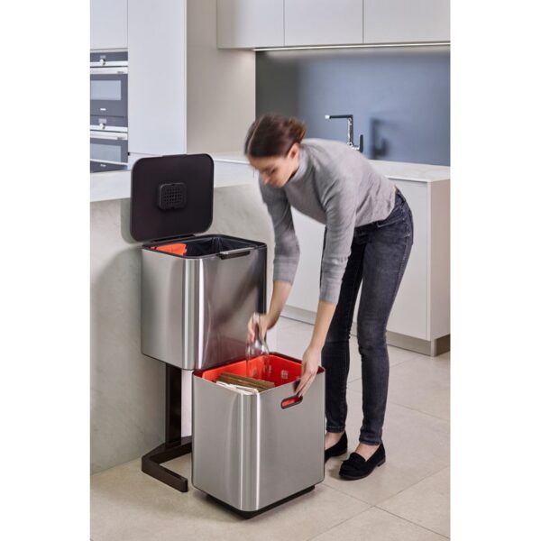 Intelligent Waste Totem Max 60 liter mat RVS - VB 001013 - Afbeelding 16