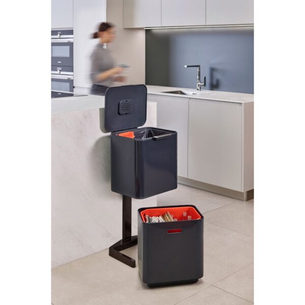 Intelligent Waste Totem Max 60 liter grafiet - VB 001037 - Afbeelding 12
