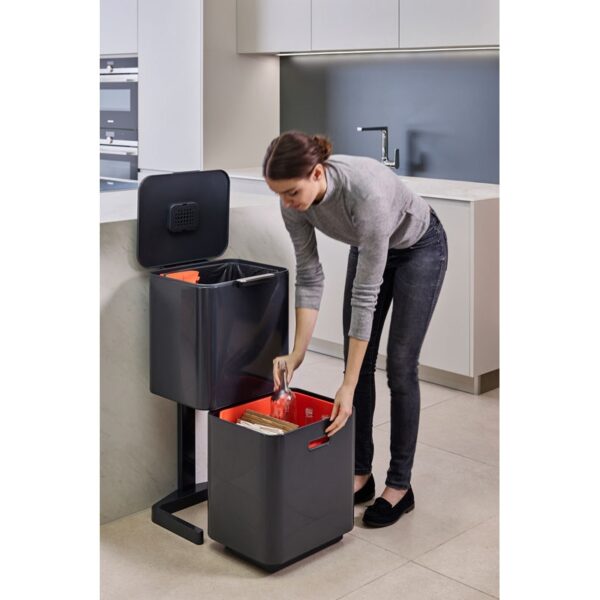 Intelligent Waste Totem Max 60 liter grafiet - VB 001037 - Afbeelding 14