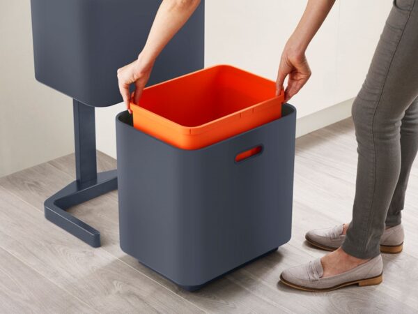 Intelligent Waste Totem Max 60 liter grafiet - VB 001037 - Afbeelding 15