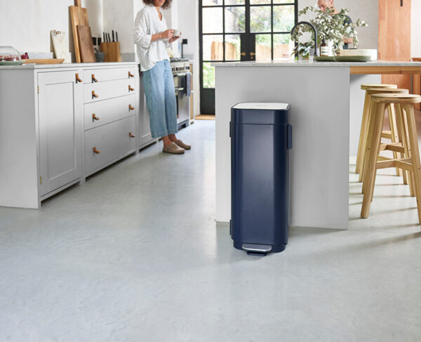 Pedaalemmer Porta 40 liter blauw - VB 004434 - Afbeelding 8