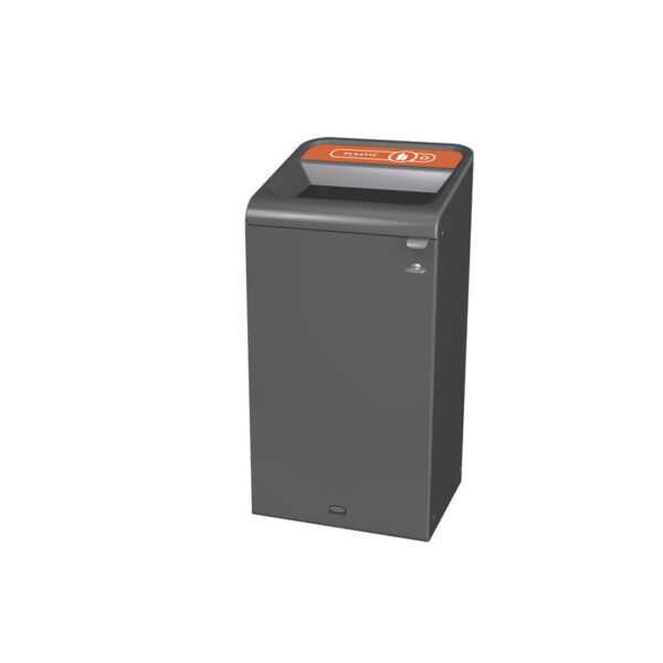 Configure Recyclingstation Plastic NL 87 liter antraciet, oranje - VB 500893