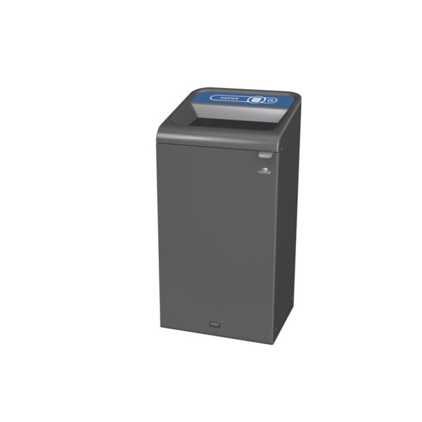 Configure Recyclingstation Papier NL 87 liter antraciet, blauw - VB 500909