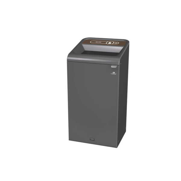 Configure Recyclingstation Glas NL 87 liter antraciet, bruin - VB 500916