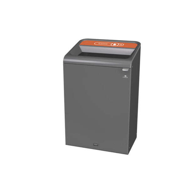 Configure Recyclingstation Plastic NL 125 liter antraciet, oranje - VB 500947