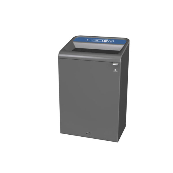 Configure Recyclingstation Papier NL 125 liter antraciet, blauw - VB 500954