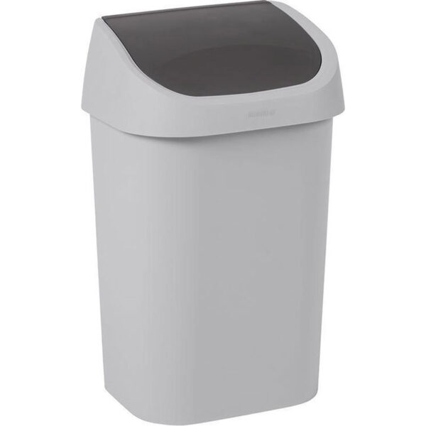 Afvalbak Mistral swing 25 liter grijs - VB 772907