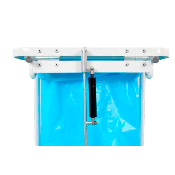 Afvalzakhouder met deksel 40 liter wit - VB 144516 - Afbeelding 6