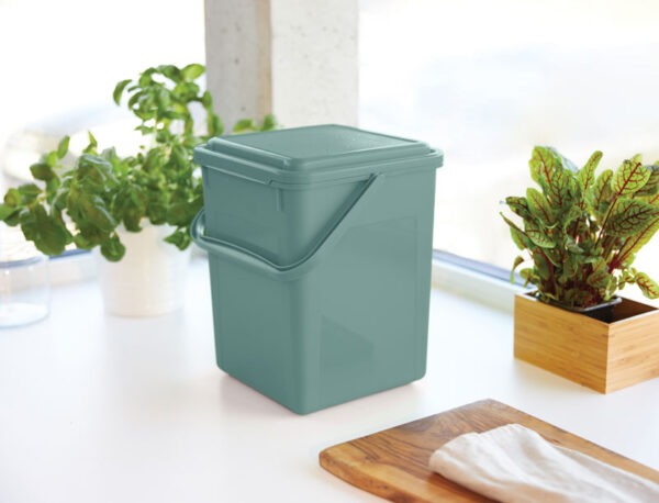 Afvalemmer Bio 9 liter Mistletoe Groen - VB 246615 - Afbeelding 2