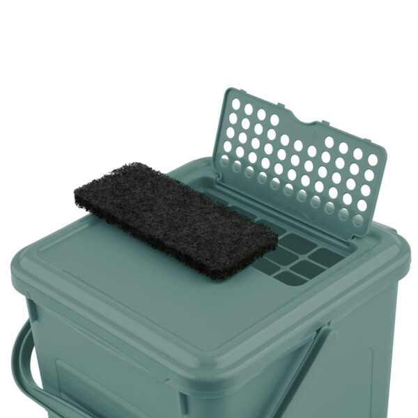 Afvalemmer Bio met Koolfilter 9 liter Mistletoe Groen - VB 246622 - Afbeelding 3