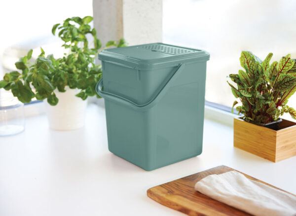 Afvalemmer Bio met Koolfilter 9 liter Mistletoe Groen - VB 246622 - Afbeelding 4