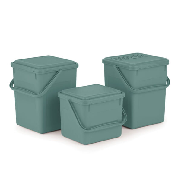Afvalemmer Bio met Koolfilter 9 liter Mistletoe Groen - VB 246622 - Afbeelding 6