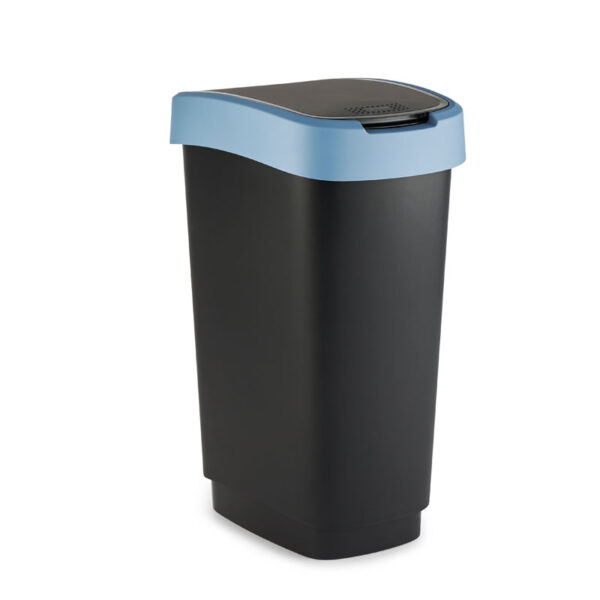 Afvalbak Twist 50 liter Horizon blauw - VB 246691