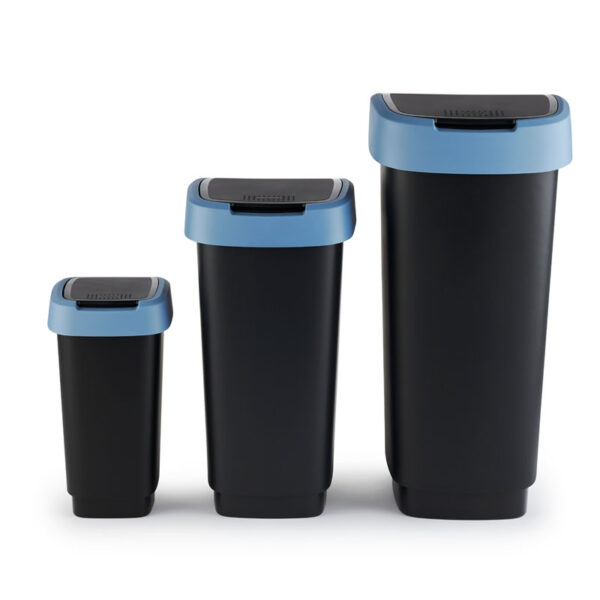 Afvalbak Twist 50 liter Horizon blauw - VB 246691 - Afbeelding 6