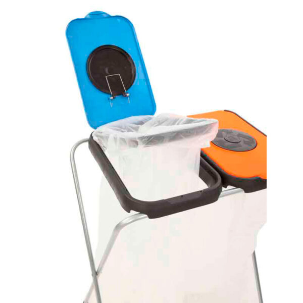Afvalzakhouder EKOthinks 2 blauw, oranje - VB 211302 - Afbeelding 4