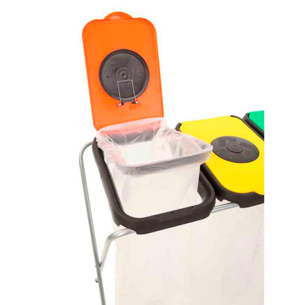 Afvalzakhouder EKOthinks 3 groen, geel, oranje - VB 113032 - Afbeelding 2