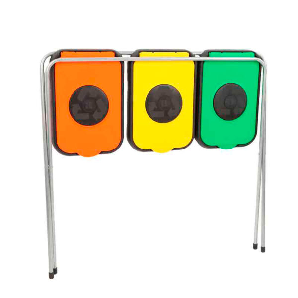 Afvalzakhouder EKOthinks 3 groen, geel, oranje - VB 113032 - Afbeelding 4