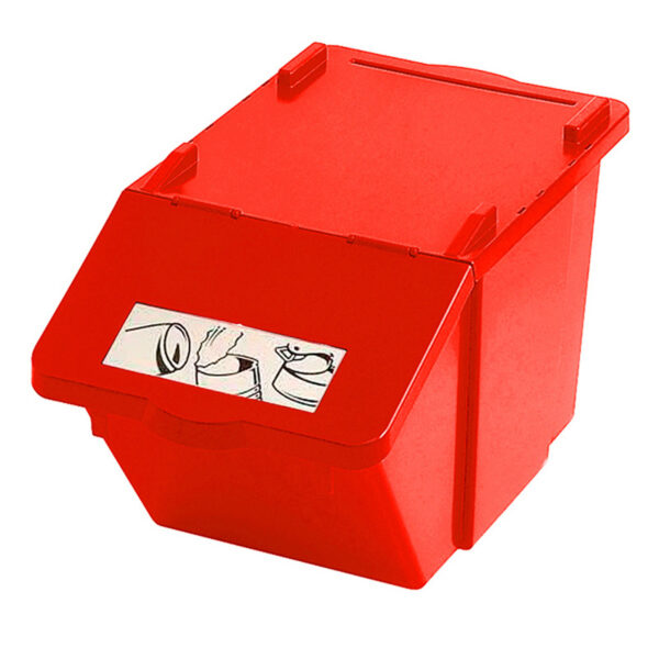 Recyclingbox rood - VB 206800